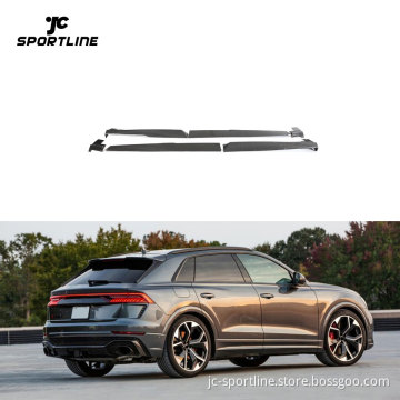 RSQ8 Carbon Fiber Car Side Skirts - Audi RSQ8 2021